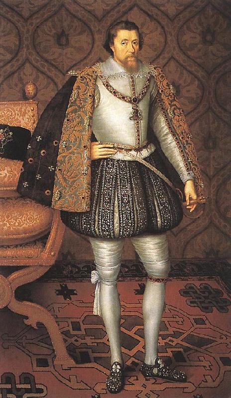 SOMER, Paulus van King James I of England r